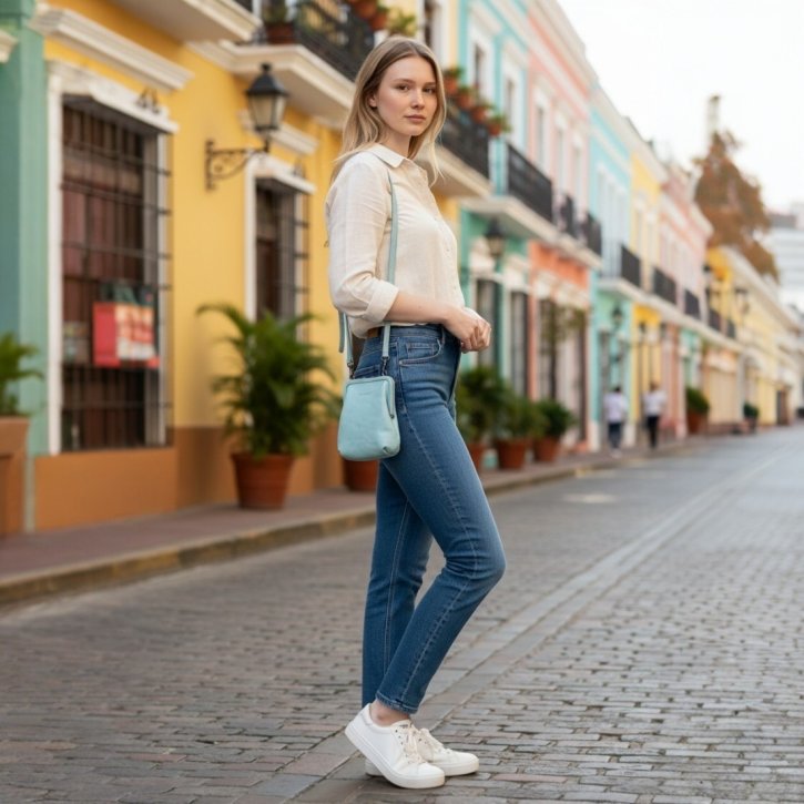 Aunts & Uncles MRS. SUGAR POP Umhänge+Clip aegean blue